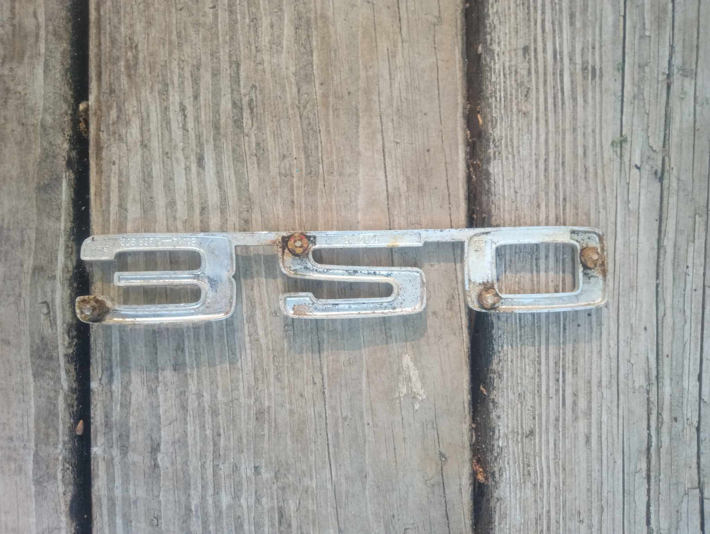 Vintage BMW 320 Emblem Badge Ornament Rear Trunk Lid OEM