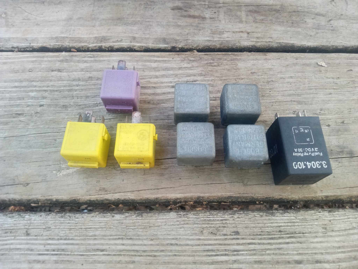 Vintage BMW 320i Lot of Relays Fuel Pump OEM Germany