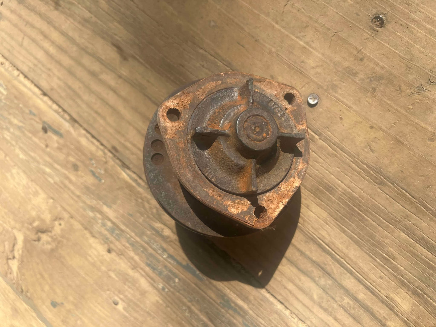 Triumph Spitfire Water Pump Impeller & Pulley Assy OEM 1972-80