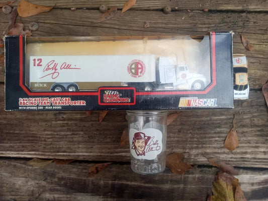 1991 Racing Champions 1:64 Scale Die-Cast #12 Bobby Allison Transporter SIGNED