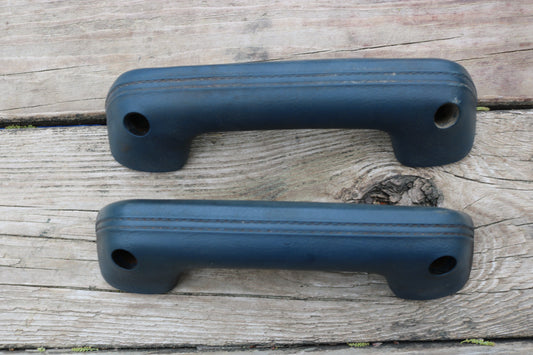 Nissan Datsun 720 Truck Door Panel Pull Handle Arm Rest Pair OEM GENUINE Blue
