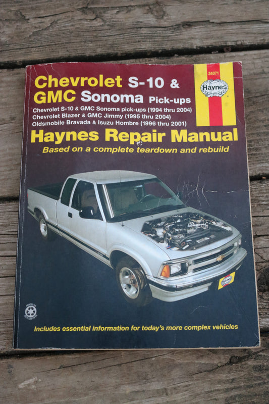Haynes Chevrolet S-10 GMC Sonoma 1994-2004 Pick-Up Trucks Blazer Jimmy Envoy
