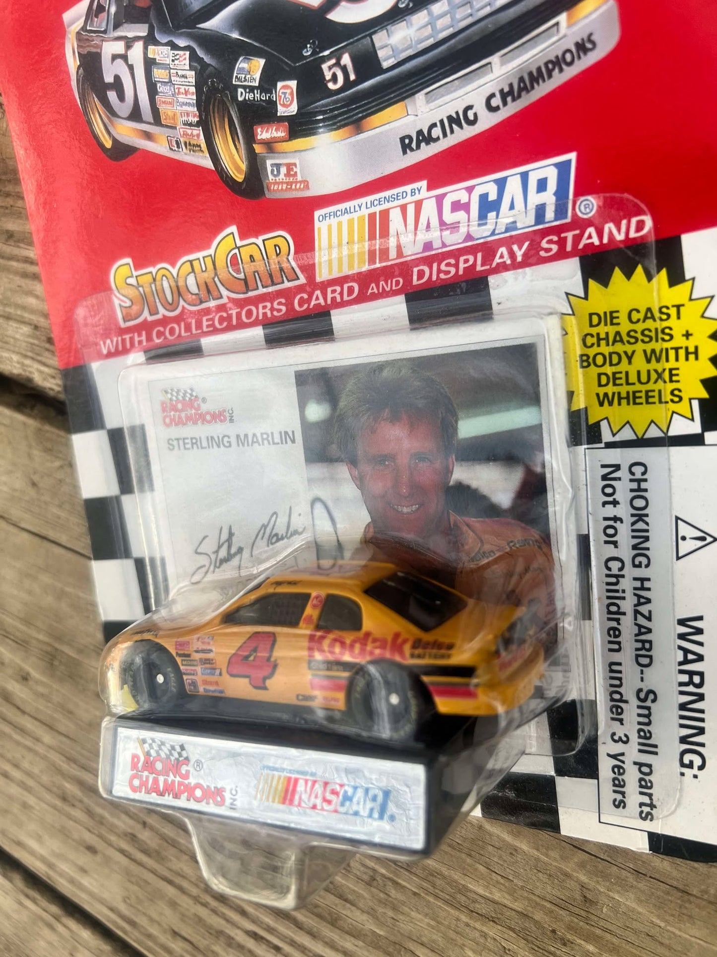 Racing Champions Nascar Sterling Marlin Stock Car 1/64 Die Cast 1994 Edition New