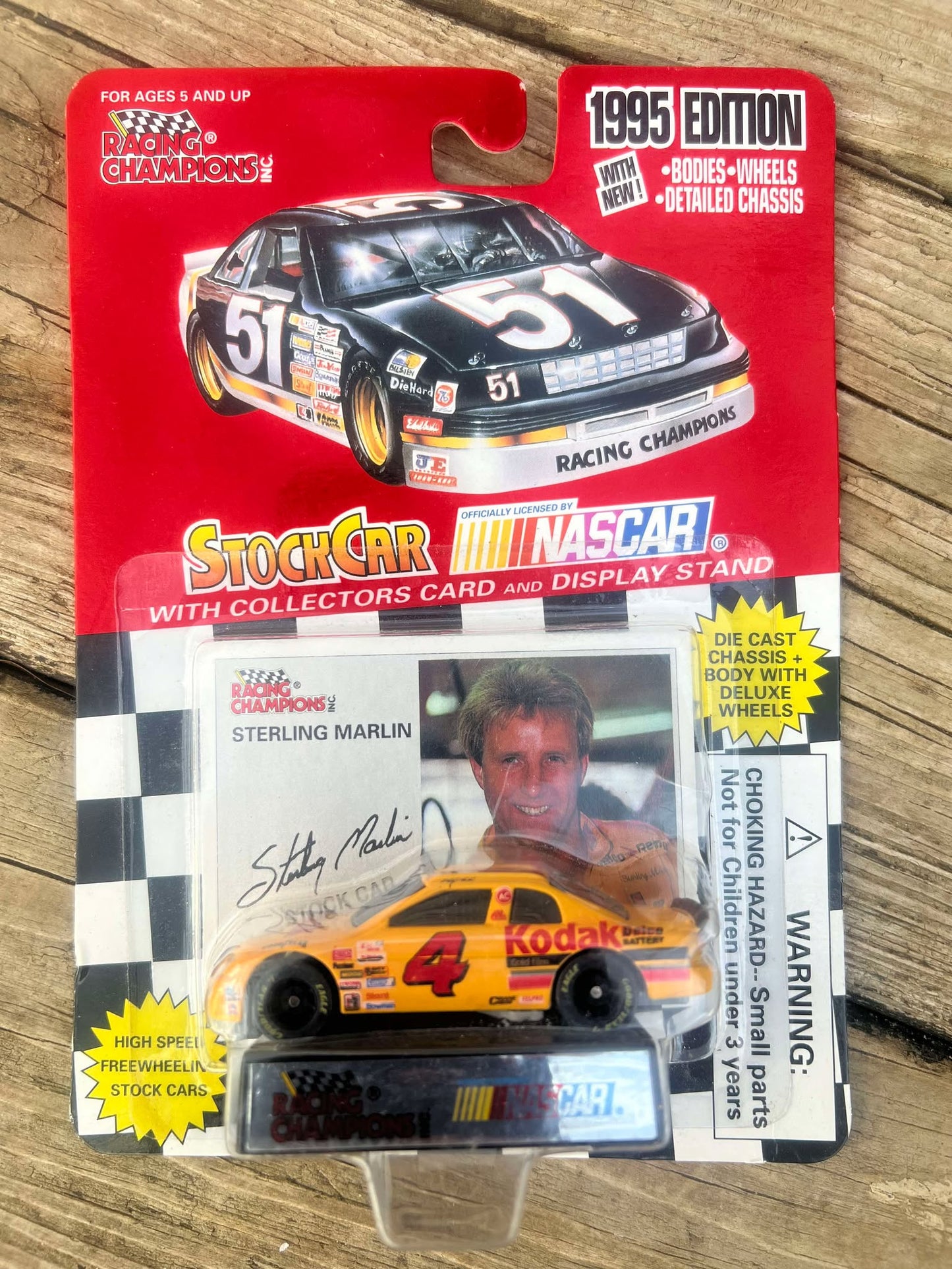 Racing Champions Nascar Sterling Marlin Stock Car 1/64 Die Cast 1994 Edition New